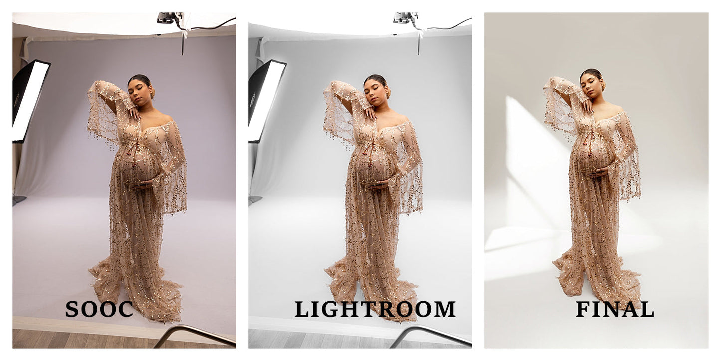 Maternity Lighting Guide - Nude Background