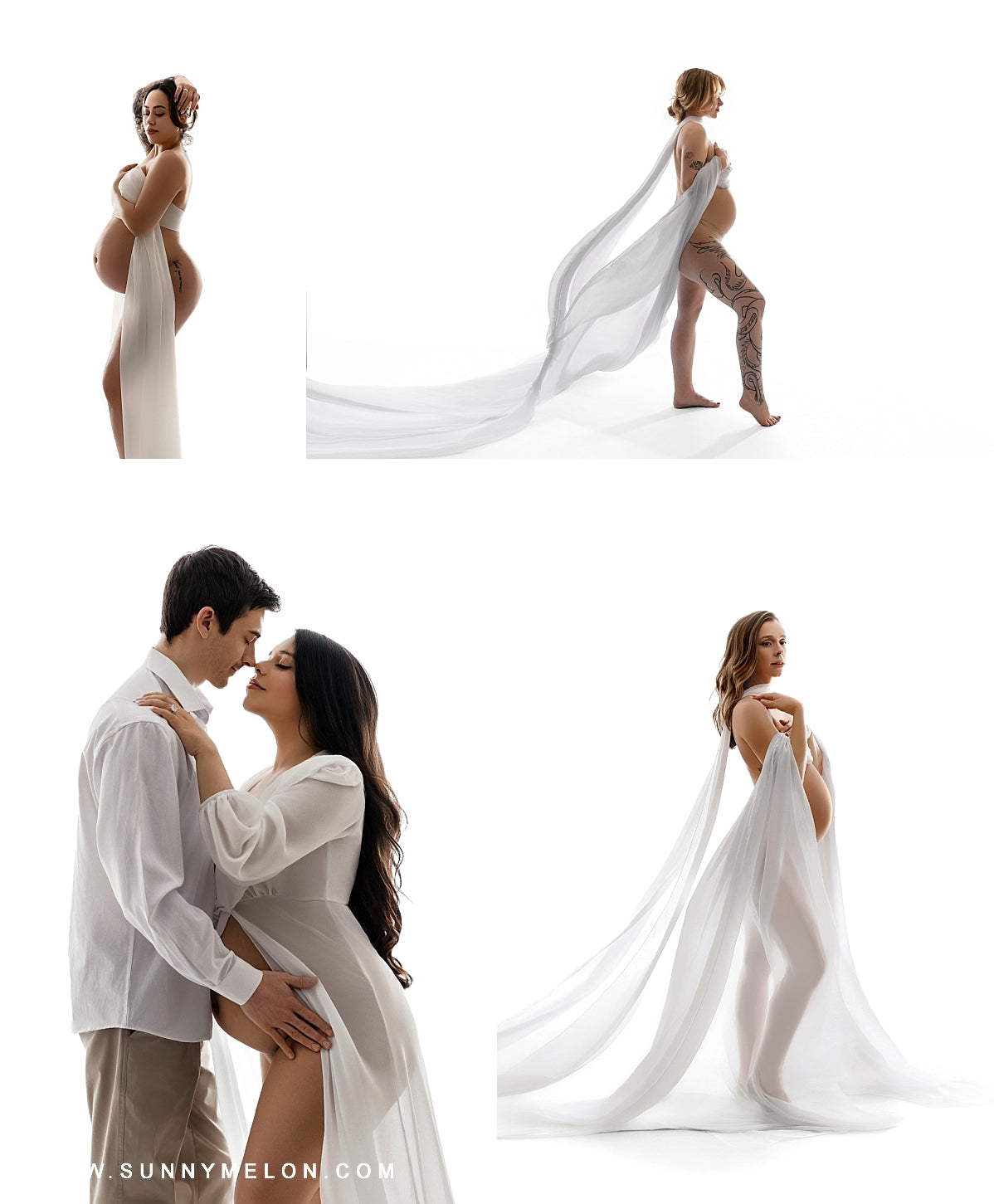 Maternity Lighting Tutorial - White Backlit