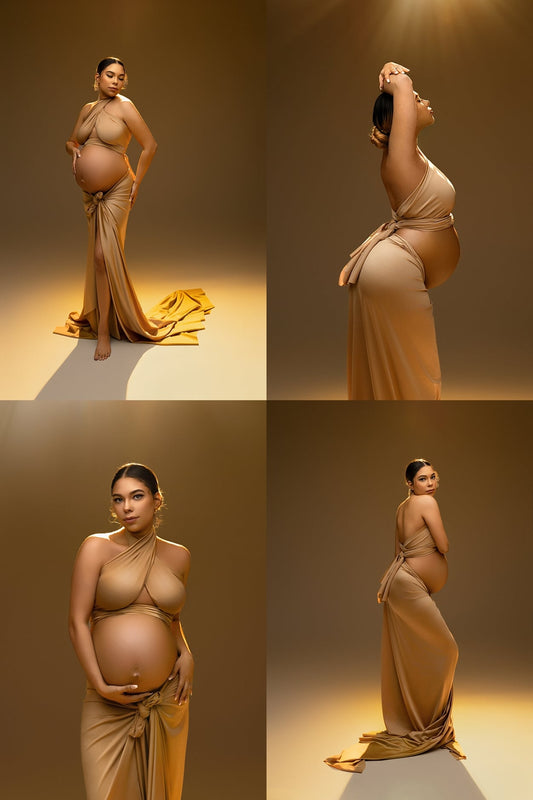 Maternity Lighting Tutorial - Golden Goddess