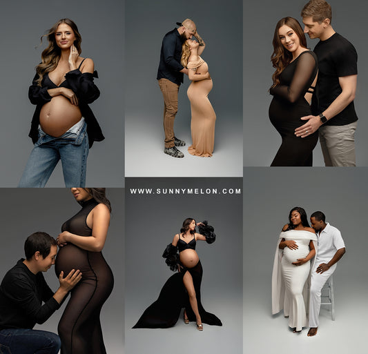 Maternity Lighting Tutorial - Gray Contemporary