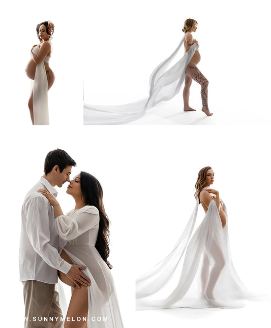 Maternity Lighting Tutorial - White Backlit